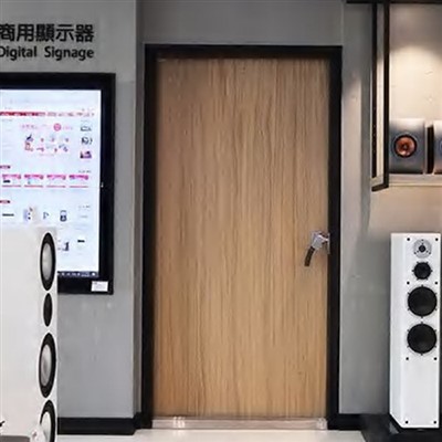 Brandklassad enkel trädörr